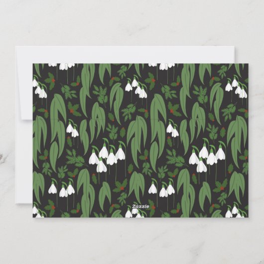 Glory to God Label Religious Multiple Photo Feestdagenkaart (Achterkant)