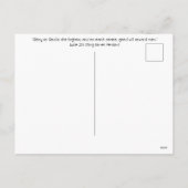 Glory to God - Luke 2:14 (KJV) - Rood en Groen Feestdagenkaart (Achterkant)