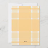 Glory to God Script Kerstmis Mustard Pset Foto Feestdagenkaart (Achterkant)