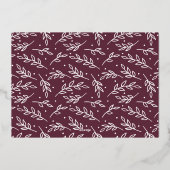 Glory to God Script Overlay Religieuze Foto Folie Feestdagenkaart (Achterkant)