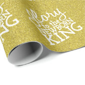 Glory to Newborn King Christelijk Merry Kerstmis Cadeaupapier (Rol Hoek)
