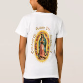 Glory To Our Lady Of Guadalupe T-shirt (Achterkant)