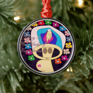 Glory to Our Lady of Protation Metalen Ornament
