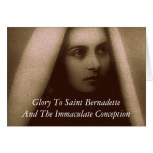 Glory to Saint Bernadette