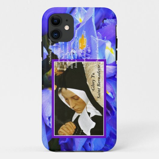 Glory to Saint Bernadette Case-Mate iPhone Case (Achterkant)