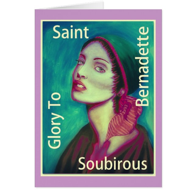Glory to Saint Bernadette Soubirous (Voorkant)