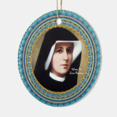 Glory to Saint Faustina Keramisch Ornament (Links)