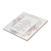 Glory to the Lord catholic prayer Tegeltje (Zijkant)