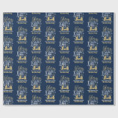 Glory to the Newborn King Glitter Kerstmis Cadeaupapier (Vlak)