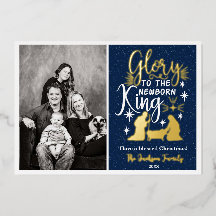 Glory to the Newborn King kerstfoto