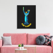 Glory to Ukraine Motherland Monument Canvas Afdruk (Insitu (Woonkamer))