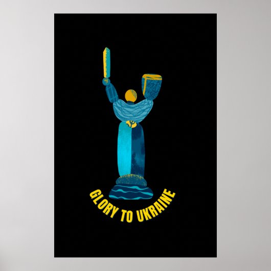 Glory to Ukraine Motherland Monument Poster (Voorkant)