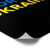 Glory To Ukraine - Slava Ukraini Poster (Hoek)