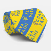 Glory to Ukraine War Trident Stropdas (Opgerold)