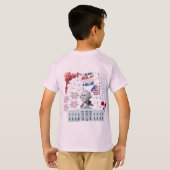 Glory Under the Stars lichtroze T-shirt (Achterkant volledig)