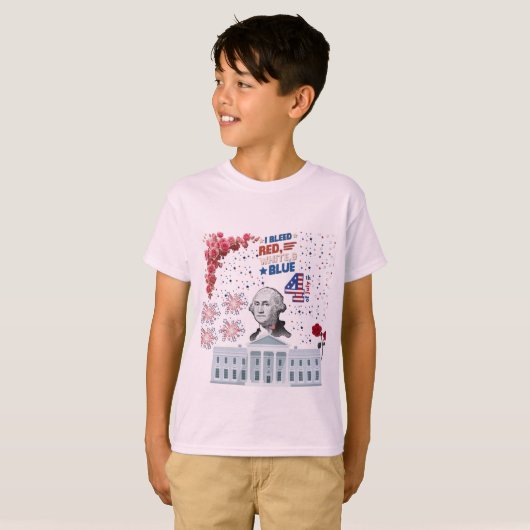 Glory Under the Stars lichtroze T-shirt (Voorkant volledig)