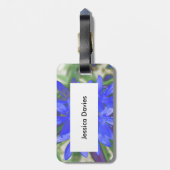 Glory van de Sneeuwfluorescentielamp (Blue Custom  Bagagelabel (Achterkant verticaal)