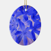 Glory van de sneeuwschokkende blauwe Aangepaste ve Keramisch Ornament (Rechts)