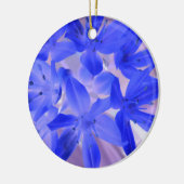 Glory van de sneeuwschokkende blauwe Aangepaste ve Keramisch Ornament (Links)