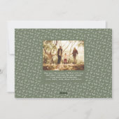 Glory voor God eenvoudige religieuze kerstmis Feestdagenkaart (Achterkant)