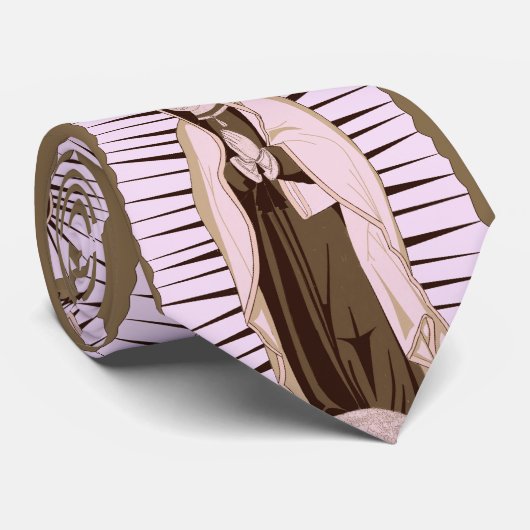 Glory voor onze dame van Guadalupe Stropdas (Opgerold)