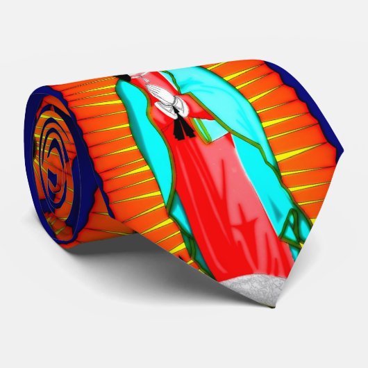 Glory voor onze dame van Guadalupe Stropdas (Opgerold)