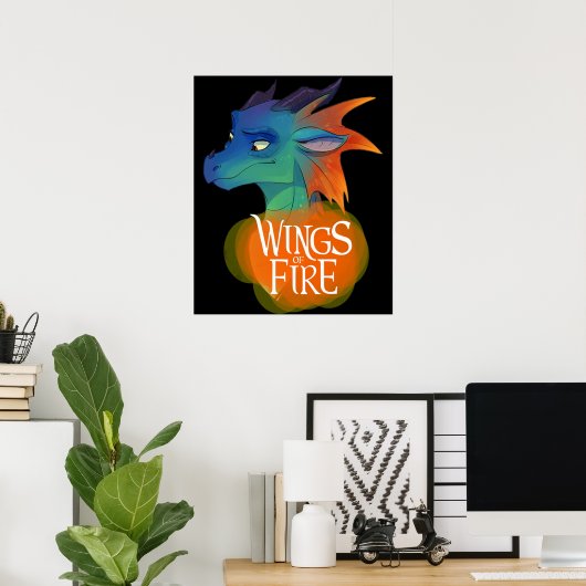 Glory wings vuurkunst klassiek poster (Thuiskantoor)