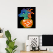 Glory wings vuurkunst klassiek poster (Thuiskantoor)