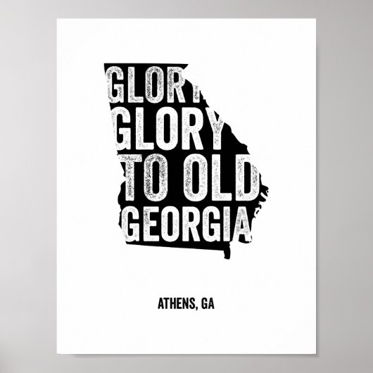 Glory (zwart) poster (Voorkant)