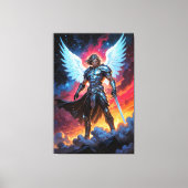 Gloryblade Aartsengel Michael Canvas Afdruk (Voorkant)