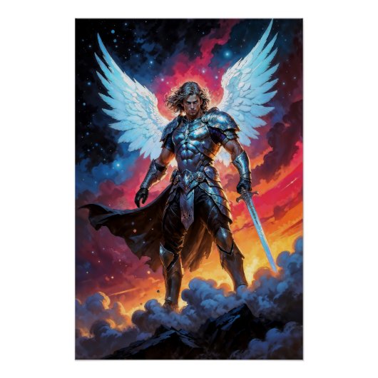 Gloryblade Aartsengel Michaël Perfect Poster (Voorkant)