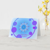 GloryStar5 (met Spaans citaat) Kaart (Gele Bloem)