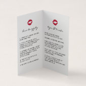 Gloss als een boss | Lip Product Distributor Visitekaartje (Binnen)