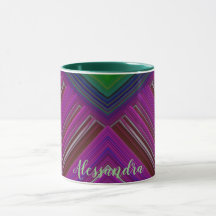 GLOSSY 3D Glossy Pink Green Blue ALESSANDRA ~ Mok
