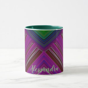 GLOSSY 3D Glossy Pink Green Blue ALESSANDRA ~ Mok