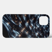 Glossy Black Chrome Liquid Phone Case - Abstract  (Achterkant (horizontaal))