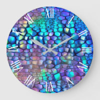 Glossy Blue Paars Wall Art Dream