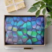 Glossy Blue Paars Wall Art Dream Tissuepapier (Geschenk)