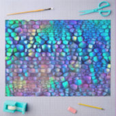 Glossy Blue Paars Wall Art Dream Tissuepapier (Craft)