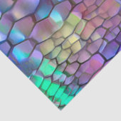 Glossy Blue Paars Wall Art Dream Tissuepapier (Detail)