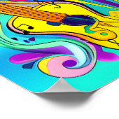 GLOSSY CANVAS OF GUITARS POSTER (Hoek)