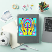 GLOSSY CANVAS OF GUITARS STICKER (iPad Cover)