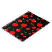 Glossy Cherry Pattern Notitieboek (Linkerzijde)