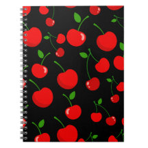 Glossy Cherry Pattern Notitieboek