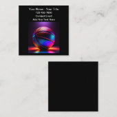Glossy Cool Basketbal Thema Visitekaartjes (Voorkant / Achterkant)