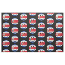 Glossy Costa Ricaanse vlag