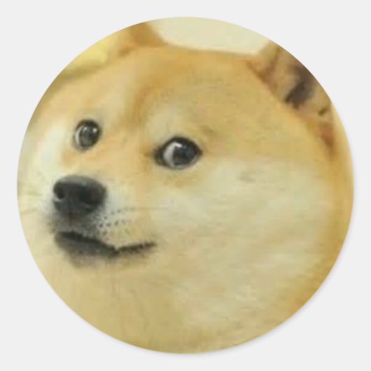 Glossy Doge Meme Sticker Pack (Voorkant)