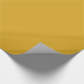 Glossy Earth Tone Goldenrod Wrapping Paper Cadeaupapier (Hoek)