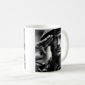 Glossy Franse soldaat Koffiemok (Voorkant rechts)