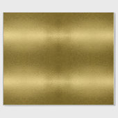 Glossy Gold Metal Texture Chic Shiny Glamoureus Cadeaupapier (Vlak)